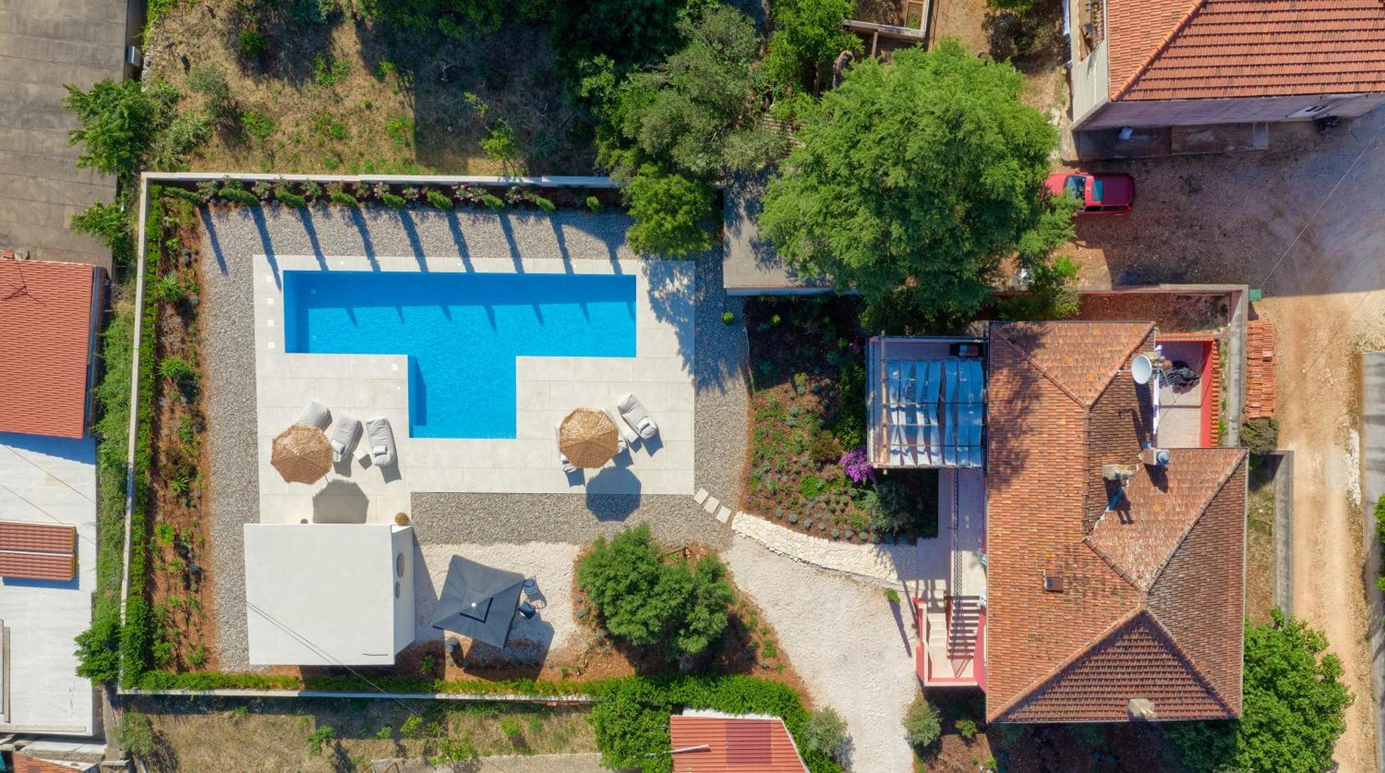 Hvar Luxury Villa And Pool With View In Heart Of Stari Grad Stari Grad  Exterior photo